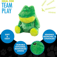 Hero Dog Toy Chuckles 2.0 Frog