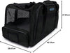 Sherpa™ Expandable Travel Pet Carrier, Airline Approved, Foldable, Black Medium