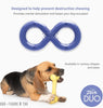 Zeus Duo Figure-8 Tug - Bacon Scent - Purple - 20 cm (8 in)