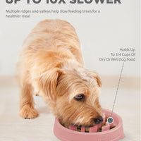 Outward Hound® Fun Feeder Wave Pink