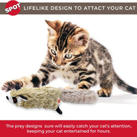 Spot® Flippin' Skinneeez™ Raccoon Cat Toy