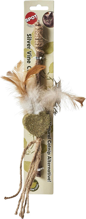 Spot® Naturals Silvervine Teaser Wand Assorted Cat Toy