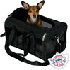Sherpa® Deluxe™ Guaranteed On Board® Soft Sided Dog & Cat Carrier, Black, Medium