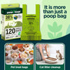 Poop Bags - Handle Tie Bags - Unscented 38% Plant Materials