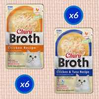 Inaba Cat Churu Broth Variety 12 Pack