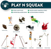 Our Pets Wand Play 'n Squeak Wands