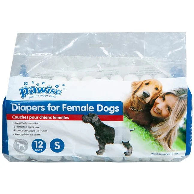 PAWISE Disposable Diapers 12pk