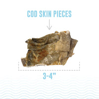 ICELANDIC+ Cod Skin Pieces 1-lb