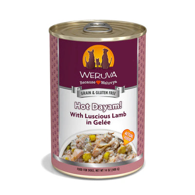 Weruva Classic Dog  Hot Dayam! with Luscious Lamb in Gelée 14 oz