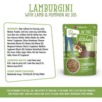 Dogs in the Kitchen  Lamburgini with Lamb & Pumpkin Au Jus