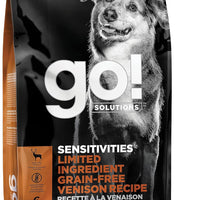 Go! Sensitivities Limited Ingredient Grain Free Venison Dog 22lb SALE