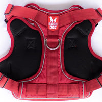 Boss Dog® Boss Tactical™ Red Harness with Boss Clips