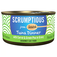 SCRUMPTIOUS FROM SCRATCH Red Meat Tuna with Carrots & Peas Cat food 79g