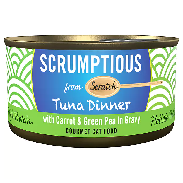 SCRUMPTIOUS FROM SCRATCH Red Meat Tuna with Carrots & Peas Cat food 79g