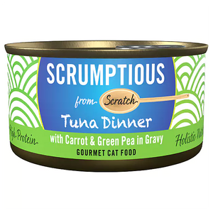 SCRUMPTIOUS FROM SCRATCH Red Meat Tuna with Carrots & Peas Cat food 79g