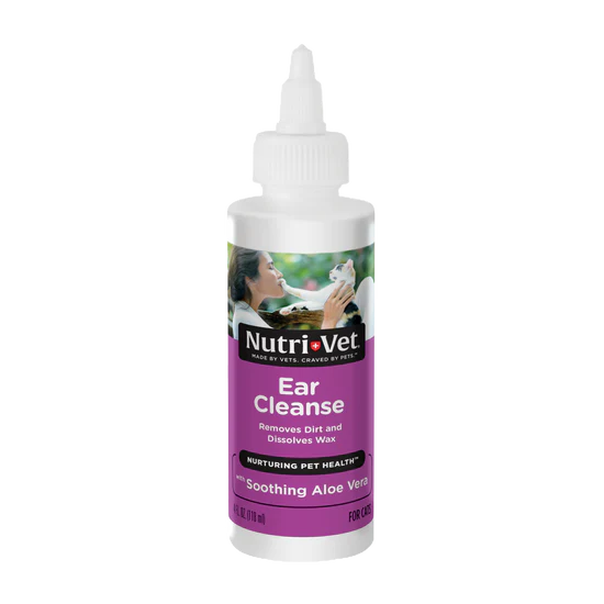 Nutri-Vet® Ear Cleanse Liquid For Cats 4 oz