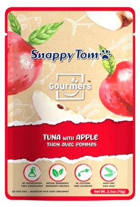 Snappy Tom® Gourmers™ Tuna with Apple Wet Cat Food 70gm