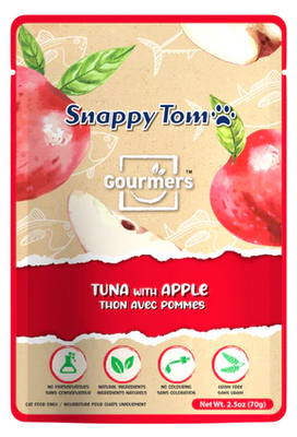 Snappy Tom® Gourmers™ Tuna with Apple Wet Cat Food 70gm