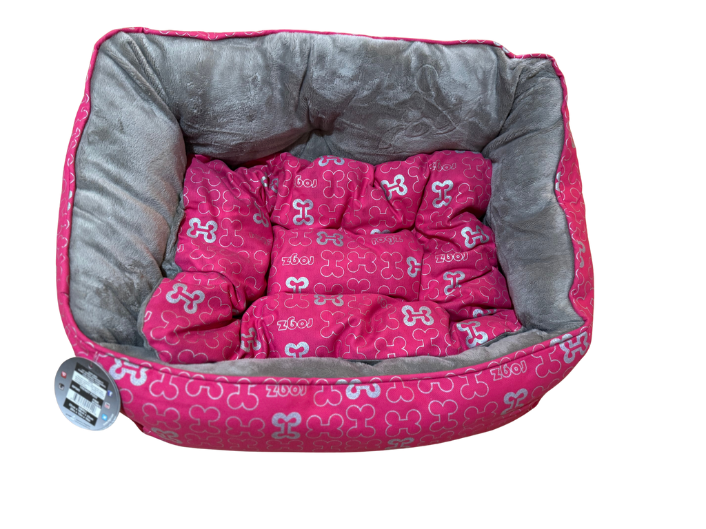 Rogz Trendy Podz Beds in Pink Bones (Small) SALE
