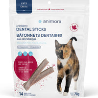Animora Cranberry Dental Sticks For Cat, 70g 14pk