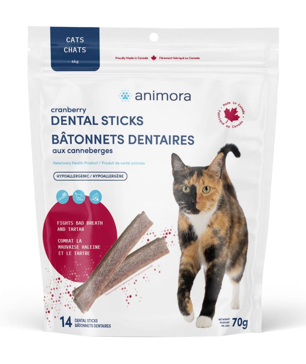 Animora Cranberry Dental Sticks For Cat, 70g 14pk