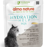 Almo Nature HQS Hydration Help - Sardine Recipe In Broth, Adult Cat Wet Food (NEW)