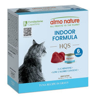 Almo Nature HQS Indoor Cat Food - Tuna Recipe In Gravy 6x50gr