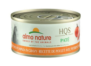 Almo Nature HQS Natural Paté Cat Food - Chicken With Pumpkin In Gravy 70g