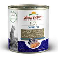 Almo Nature HQS Complete Cat Food - Mackerel Recipe With Sweet Potatoes In Gravy 280g