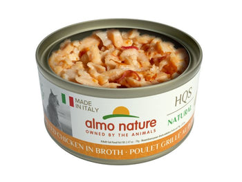Almo Nature HQS Natural Made In Italy Cat Food - Grilled Chicken In Broth 70g