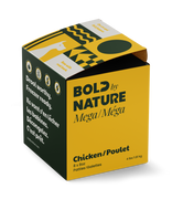 BOLD by NATURE Mega Chicken Frozen Dog Food 4 lb (8 x 8 oz Patties)