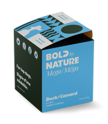 BOLD by NATURE Mega Duck Frozen Dog Food 4 lb Box (8 x 8 oz Patties)