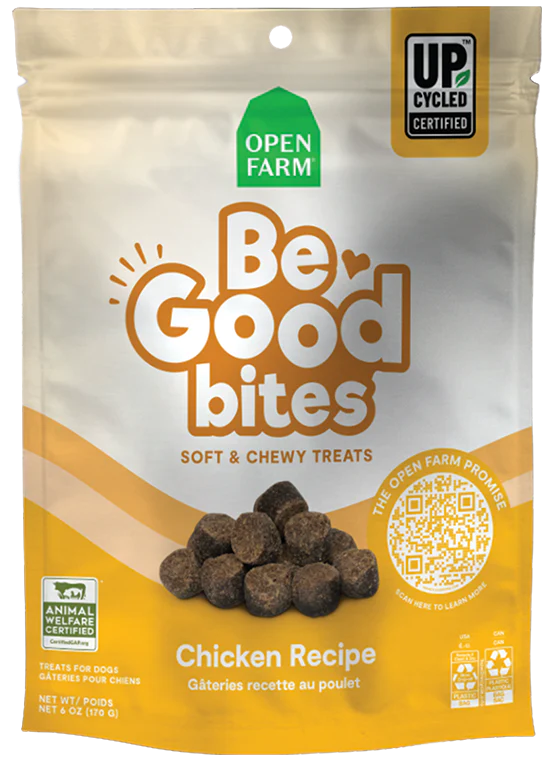 Open Farm® Be Good Bites Chicken Recipe Soft & Chewy Dog Treats 6 oz