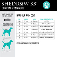 Shedrow K9 Harbour 2.0 Rain Coat (NEW)