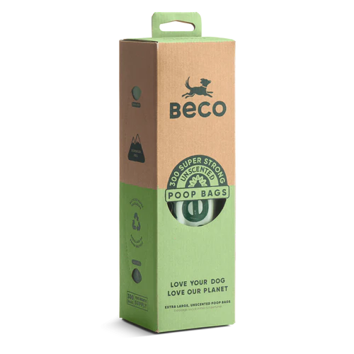Beco Large Poop Bags XL Roll 300 Dispenser Pack