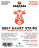Ogopogo Pet Co.: Beef Heart Strips 90g