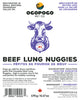 Ogopogo Pet Co.: Beef Lung Nuggies 175g (NEW)