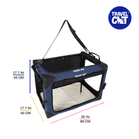 Travel Cat The Boop Coop” Collapsible Travel Cat Crate & Carrier