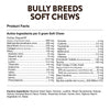 NaturVet® Breed Specific Soft Dog Chew Bully Breed Treats Bag 50ct