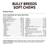 NaturVet® Breed Specific Soft Dog Chew Bully Breed Treats Bag 50ct