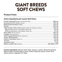 NaturVet® Breed Specific Giant Breeds Soft Chew Dog Treats 50ct