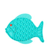 Brookbrand Fish-Shaped Silicone Lick Mat, Blue