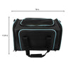 Brookbrand Foldable Soft Pet Carrier, Blue & Black