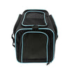 Brookbrand Foldable Soft Pet Carrier, Blue & Black