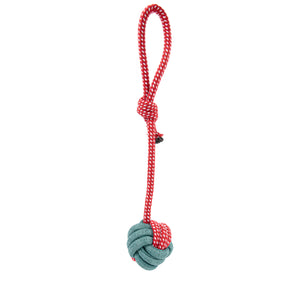 Brookbrand Pets Rope Knot Ball, Red