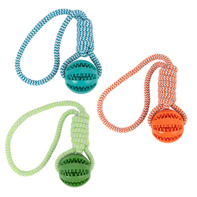 Brookbrand Pets Rubber Ball Rope