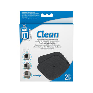 Catit Hooded Cat Pan Replacement Carbon Filters - 2-pack