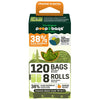 Poop Bags - Countdown Rolls - Orange Scented 38% Plant Materials
