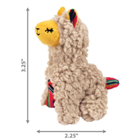 KONG Holiday Softies Scrattles Llama Cat Toy