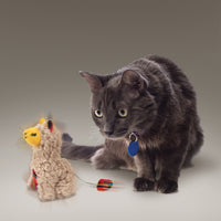 KONG Holiday Softies Scrattles Llama Cat Toy